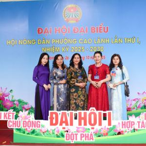 Hội Nữ Doanh Nhân Đồng Tháp Tham Dự Đại Hội Nông Dân Phường Cao Lãnh Lần Thứ I – Nhiệm Kỳ 2025–2030
