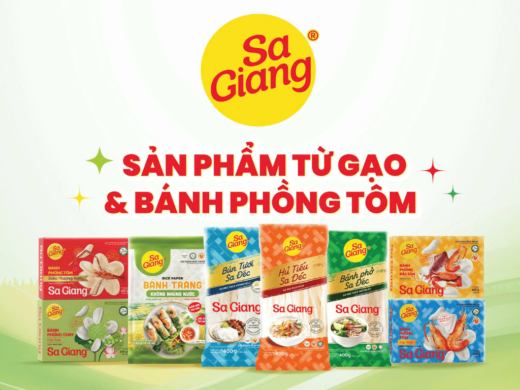 Hai gian hàng Sa Giang nổi bật tại Công viên 23/9